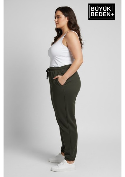 Kadın Büyük Beden Paça Lastikli Iki Iplik Rahat Kalıp Ince Eşofman Altı SPR26BEAK951 fiyatları