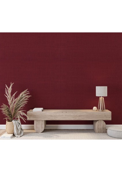 Kırmızı Dokulu Ucuz Duvar Kağıdı 55965