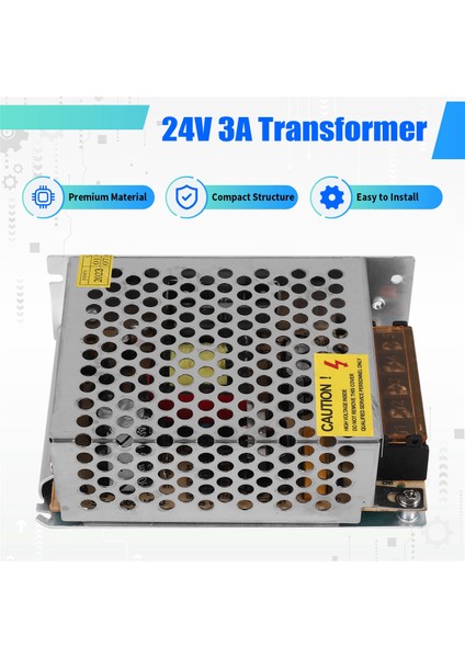 24V 3A Transformatör Anahtarı Güç Kaynağı 60W LED Şerit Anahtarı Sürücüsü Cctv Endüstriyel Kontrol Güç Kaynağı Adaptörü (Yurt Dışından) fırsatları