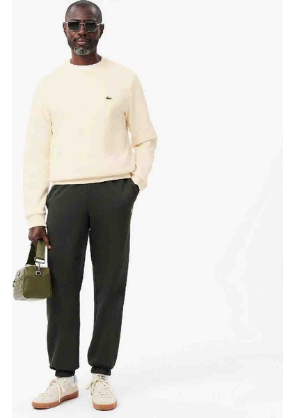 Bisiklet Yaka Regular Fit Krem Uzun Kol Sweatshirt modelleri