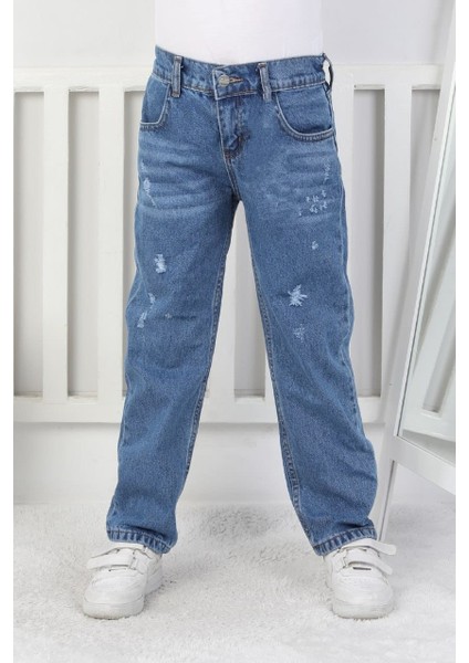 Erkek Çocuk Premium Kalite Yırtıklı Lazer Kot Pantolon fiyatları