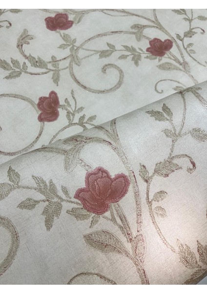 Krem Pembe Çiçek 16 M2 Duvar Kağıdı 92175 indirimleri