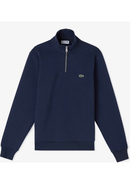 Fermuar Yaka Indigo Regular Fit Uzun Kol fiyatları