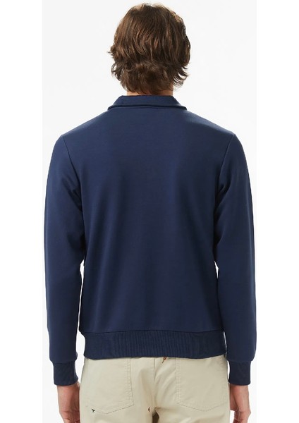 Fermuar Yaka Indigo Regular Fit Uzun Kol modelleri