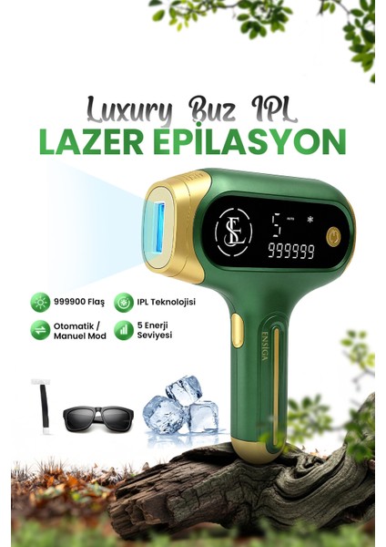 Kuvars Lamba Ipl Lazer Epilasyon Cihazı Çok Fonksiyonlu Ağrısız 999.999 Atım