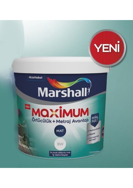 Maximum Mat Silikonlu Sedef Işıltısı 2,5 Lt. (3,5 Kg)