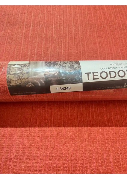 Kırmızı Çizgili Ucuz Duvar Kağıdı 54249