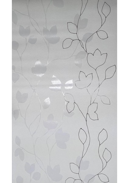 Gümüş Kahverengi Çiçekler Ucuz Duvar Kağıdı 53724