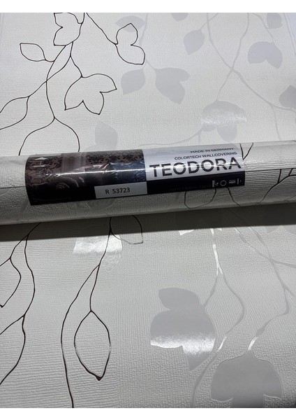 Gümüş Kahverengi Çiçekler Ucuz Duvar Kağıdı 53724 fiyatları