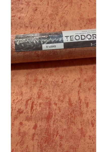 Turuncu Sıva Desen Duvar Kağıdı 53949 fiyatları