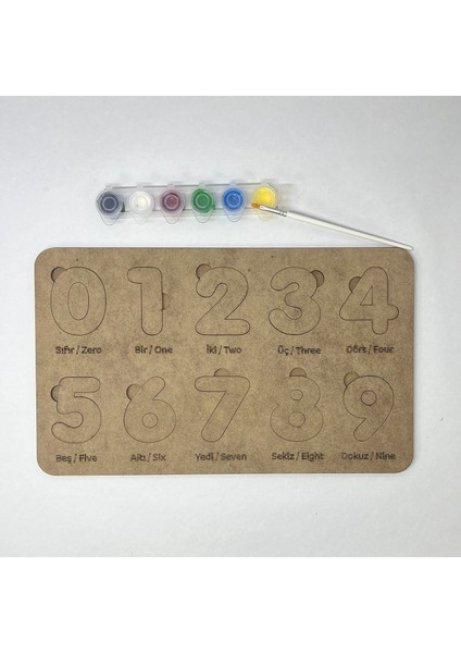 Oyna, Boya, Öğren Ahşap Sayılar Seti fiyatları