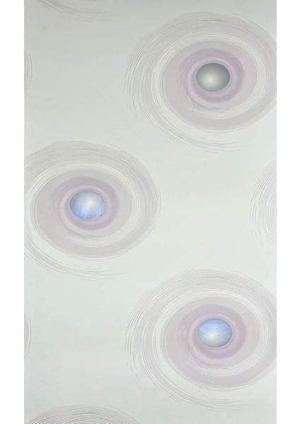 Beyaz Yuvarlak Desen Ucuz Duvar Kağıdı 828606