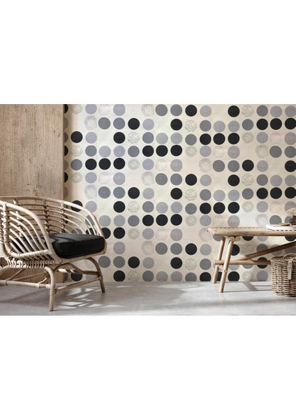 Siyah Gümüş Parlak Desenli Ucuz Duvar Kağıdı 69075412 modelleri