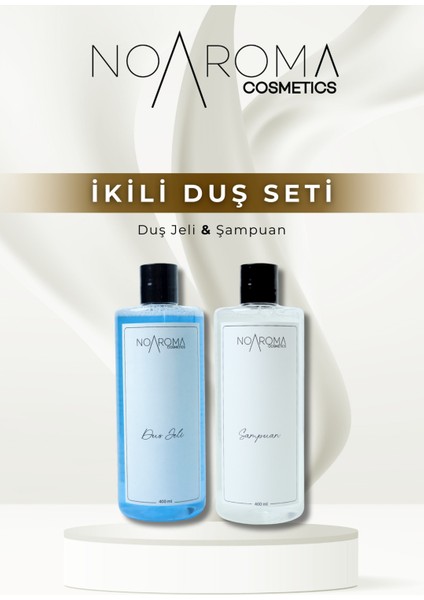 Bombshell Escp Unısex Ikili Duş Seti 400 ml Şampuan ve Duş Jeli (Parfümlü)