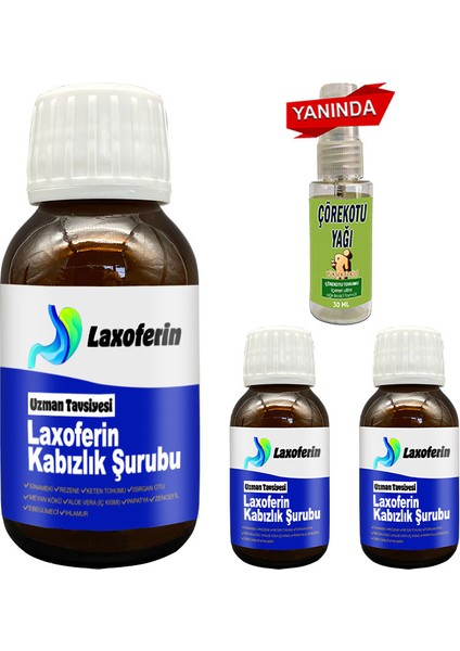 in Şurup - 3 Adet Yanında Çörek Otu Yağı / Bay Bayan Kullanımına Uygun 50 ml Şurup
