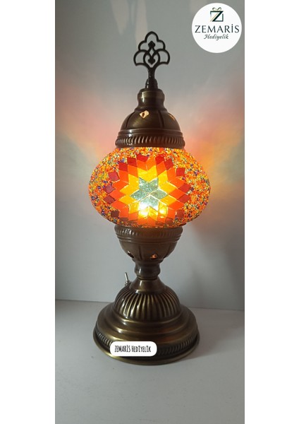 El Yapımı Pilli Masa Lambası/abajur