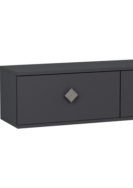 1339TV180-1CDD Duvara Montaj Tv Sehpası, Tv Ünitesi Antrasit-Gümüş modelleri