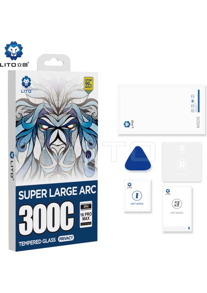 D+ Max iPhone 15 Pro Max 300C Big Curved Privacy Ekran Koruyucu fiyatları