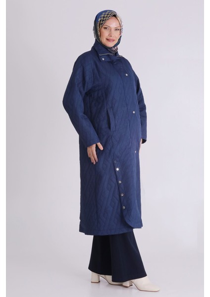 Büyük Bedene Özel Kapitone Tesettür Kap Ceket fiyatları