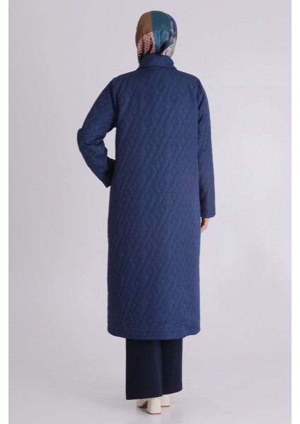 Büyük Bedene Özel Kapitone Tesettür Kap Ceket fırsatları