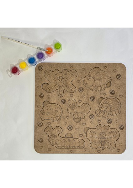 Oyna, Boya, Öğren Ahşap Minik Canlılar Seti fiyatları