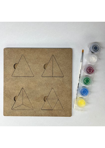 Oyna, Boya, Öğren Ahşap Şekil Bölme ve Tamamlama Seti fiyatları