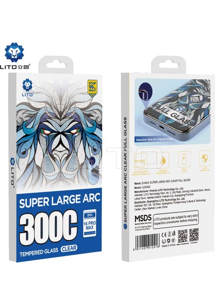 D+ Max iPhone 15 Pro Max 300C Big Curved Ekran Koruyucu modelleri