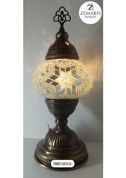 El Yapımı Pilli Masa Lambası/abajur