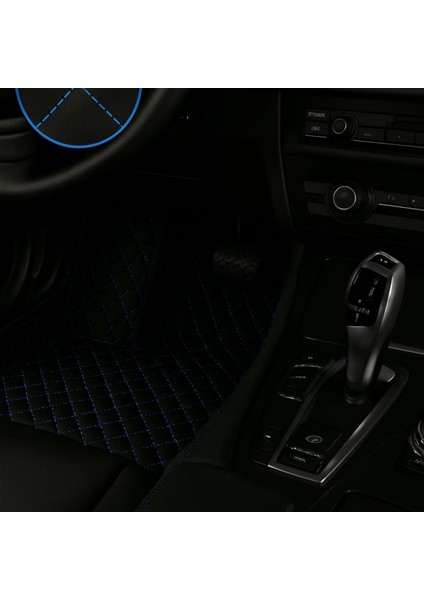 Paspasgraft Audi A3 2005-2012 Kırmızı 8d Diamond Premium Kaymaz Deri Oto Paspas