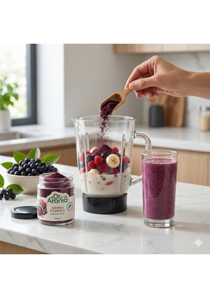 %100 Doğal Aronya Meyvesi Tozu | Yüksek Antioksidan ve Bağışıklık Destekleyici | 100 gr modelleri