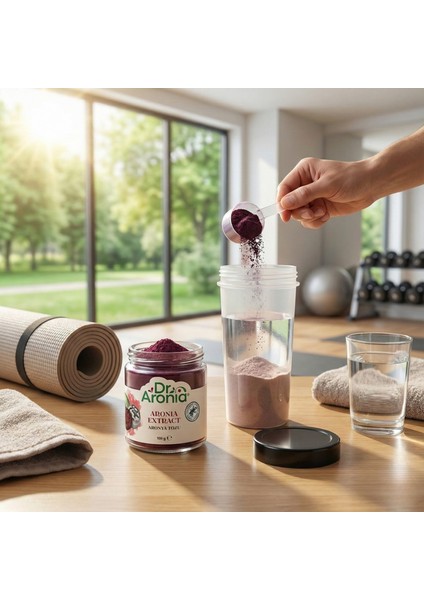 %100 Doğal Aronya Meyvesi Tozu | Yüksek Antioksidan ve Bağışıklık Destekleyici | 100 gr