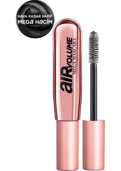 Loreal Paris Airwolume Mega Hacim Veren Maskara / Siyah