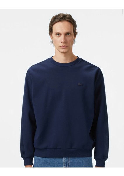 Bisiklet Yaka Lacivert Regular Fit Uzun Kol modelleri