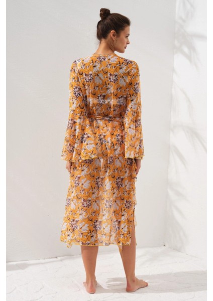 Belden Bağlamalı Elbise Pareo Bloom 231804-D fiyatları