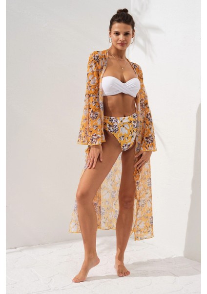 Belden Bağlamalı Elbise Pareo Bloom 231804-D fırsatları