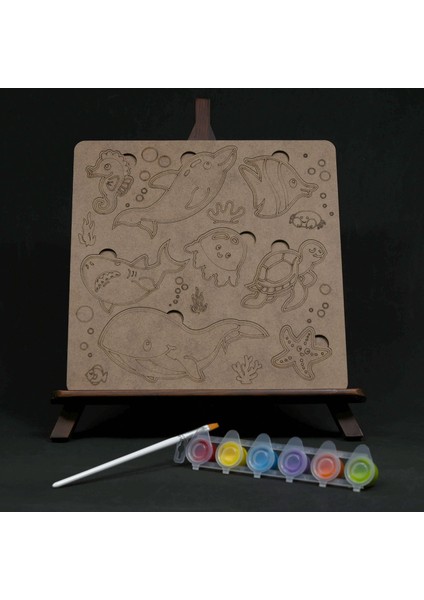 Oyna, Boya, Öğren Deniz Canlıları Seti