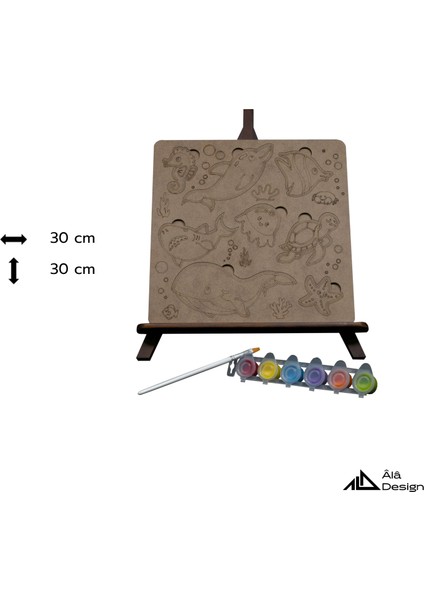Oyna, Boya, Öğren Deniz Canlıları Seti modelleri