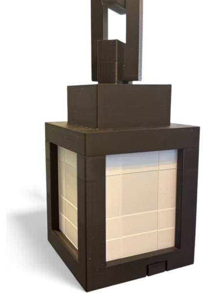 Minecraft Işık Feneri | LED Mum Dahil | Dekoratif Askılı Masaüstü Lamba | Minecraft Fener indirimleri