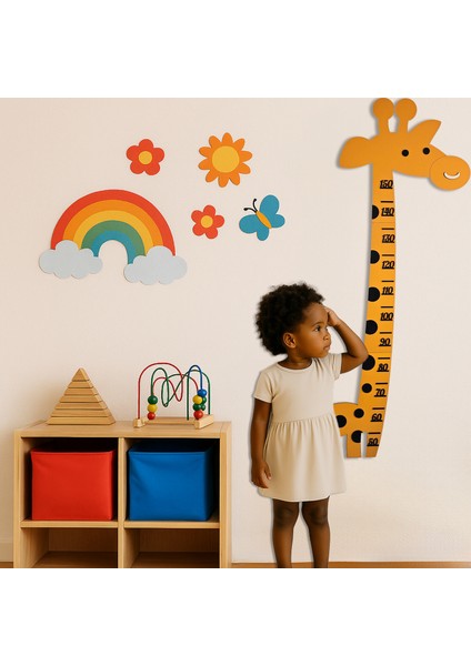 Zürafa Figürlü Çocuk Boy Ölçer fiyatları