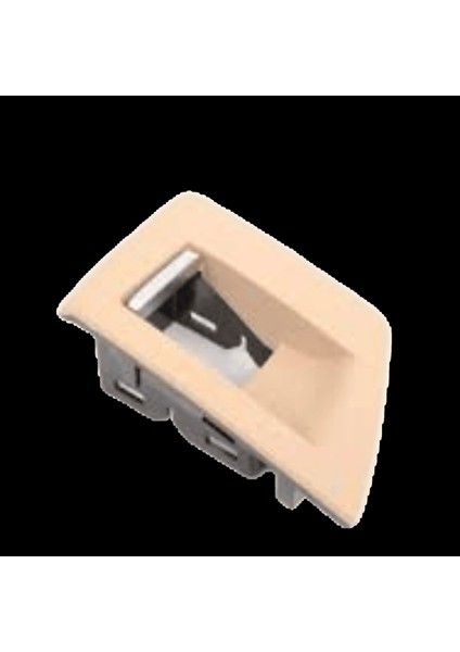 Bmw Cam Düğme Çerçevesi F10+LCI Arka Sol; Bej