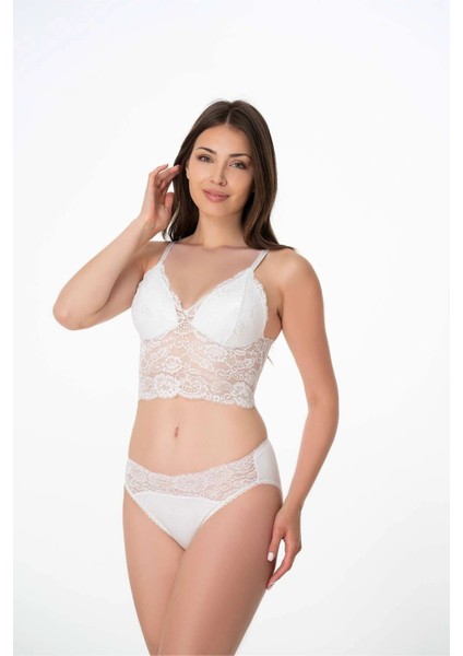 Imer Kadın Dantelli Büstiyer Modal