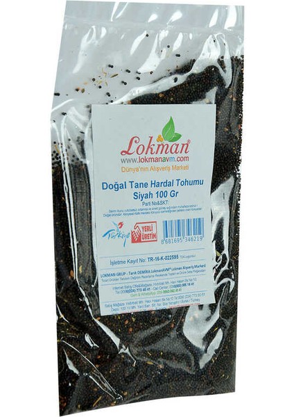 Hardal Tohumu Tane Doğal Siyah 100 gr Paket modelleri
