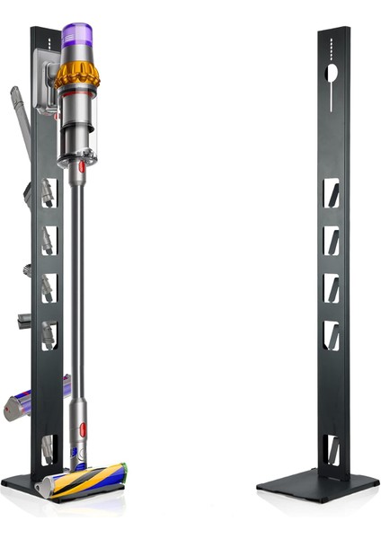 Dyson Uyumlu Dikey Süpürge Standı Siyah Renk Dyson V15 - V12 - V11 - V10 - V8 Modellere Uyumlu
