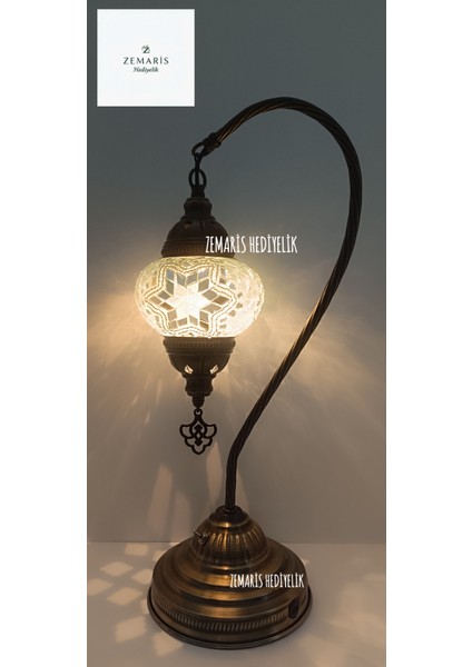 El Yapımı Şarjlı Otantik Abajur Kuğu fiyatları