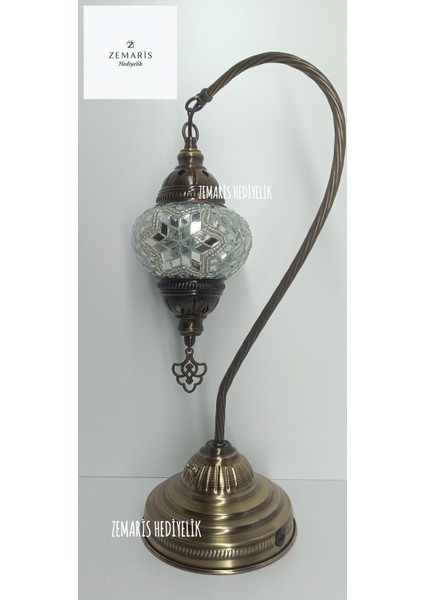 El Yapımı Şarjlı Otantik Abajur Kuğu fırsatları