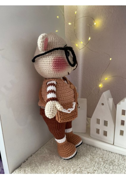 Professor Oswald 26 cm Organik Amigurumi Bebek fiyatları