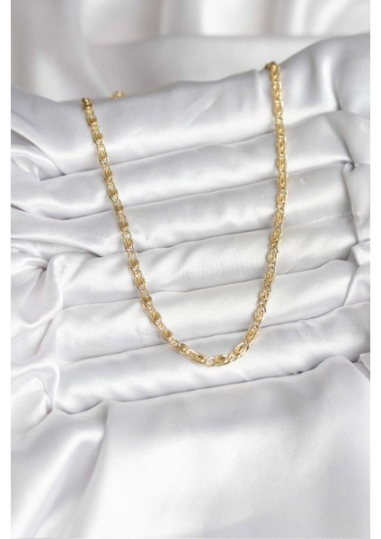 14K Gold Renk Kaplama Zincir Model cm Kadın Kolye - TJ-BKO10732 fiyatları