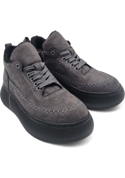 Kadın Kalın Taban Kürk Astarlı Bağcıklı Bot modelleri