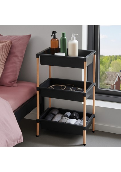 3 Katlı Patates & Soğanlık, Katlı Sebzelik, Oyuncak Sepeti, Banyo Düzenleyici Raf