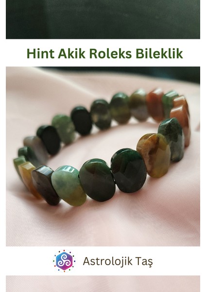 Roleks Hint Akik Doğal Taş Rolex Bileklik - Oval Kesim fiyatları